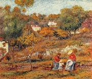 Pierre-Auguste Renoir Landschaft bei Cagnes France oil painting artist
